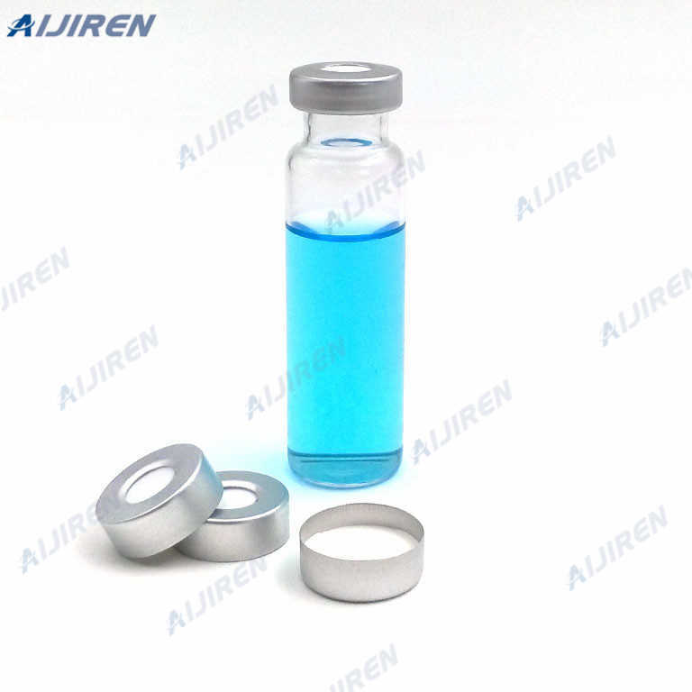 20mm clear crimp gc vial magnetic cap